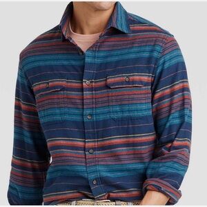 Goodfellow Striped Multicolor Button Down Shirt